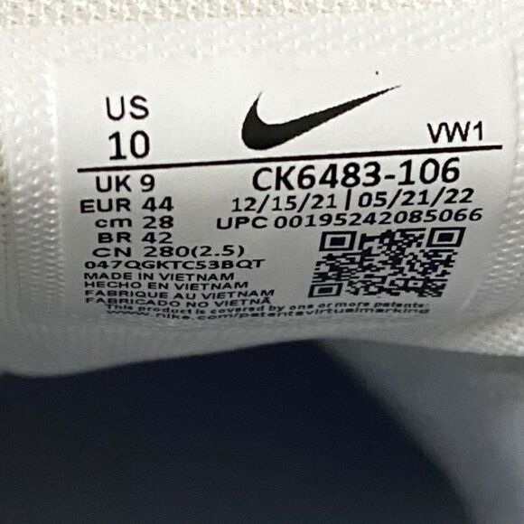 Nike Air Max 270 G Mens Golf Shoes White Racer Blue CK6483-106 size 11.5 No Box